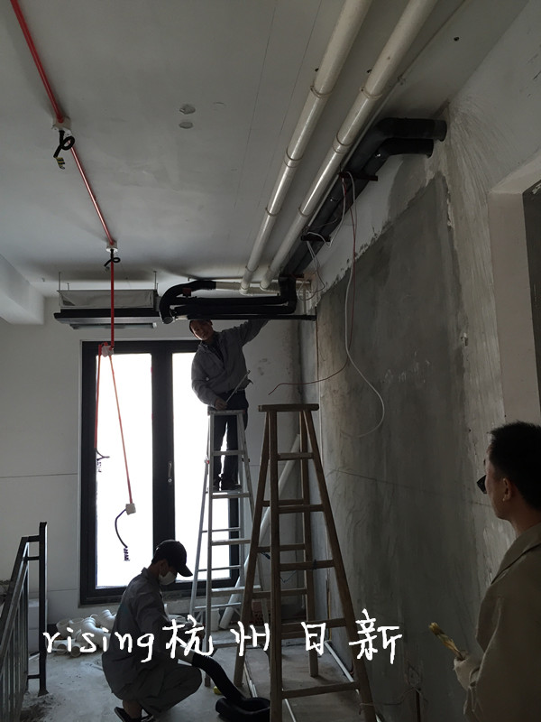 新風現(xiàn)場安裝情況