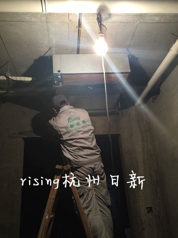 日新環(huán)境施工安裝現(xiàn)場