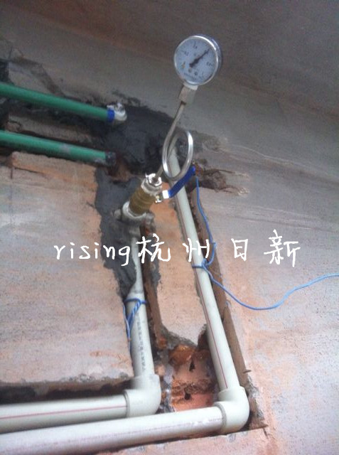 鍋爐熱水管路現(xiàn)場