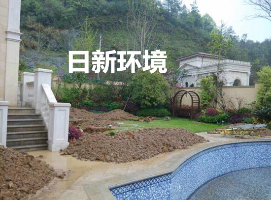 諸暨五泄維也納山莊地埋施工實景
