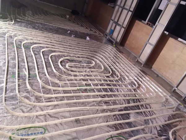 地暖施工案例--杭州德力西大廈