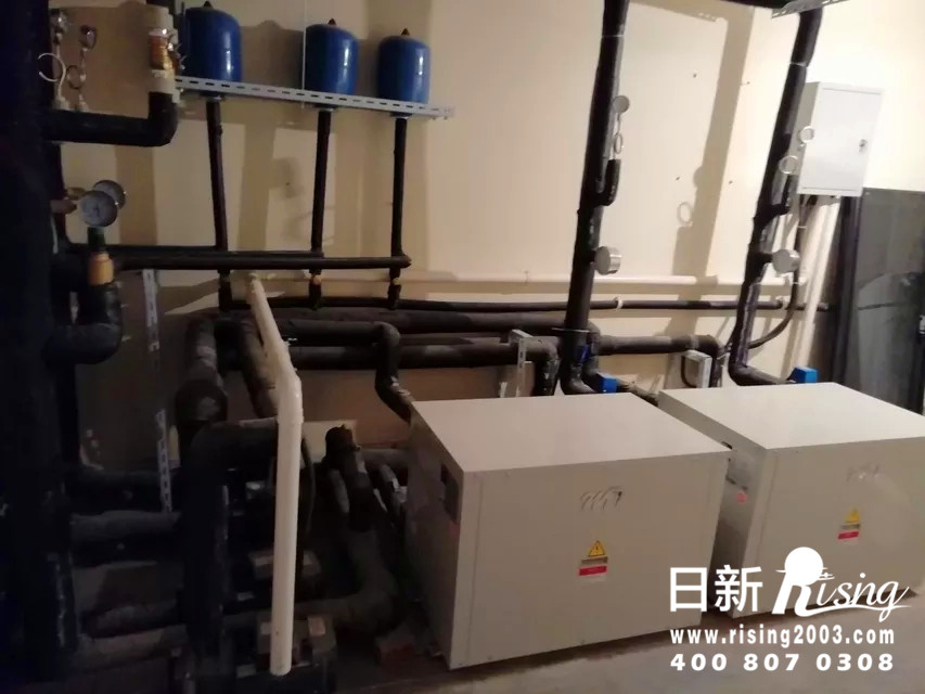 別墅地源熱泵系統(tǒng)：桃花源湖畔村項目機房