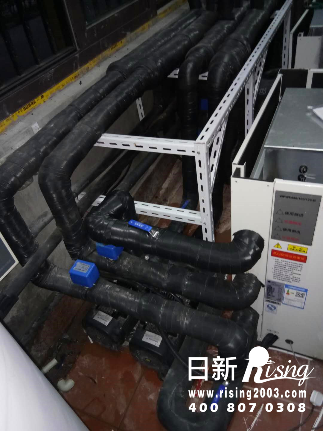 地源熱泵系統(tǒng)：海寧麗都水岸麗項(xiàng)目機(jī)房