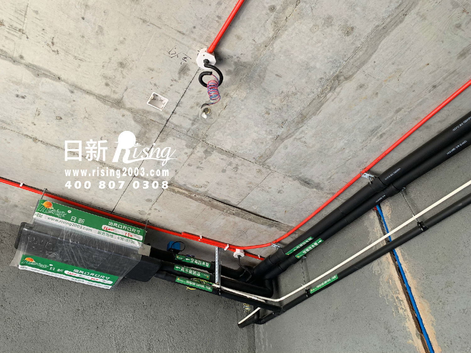 地源熱泵系統(tǒng)：安吉自建別墅項(xiàng)目空調(diào)階段