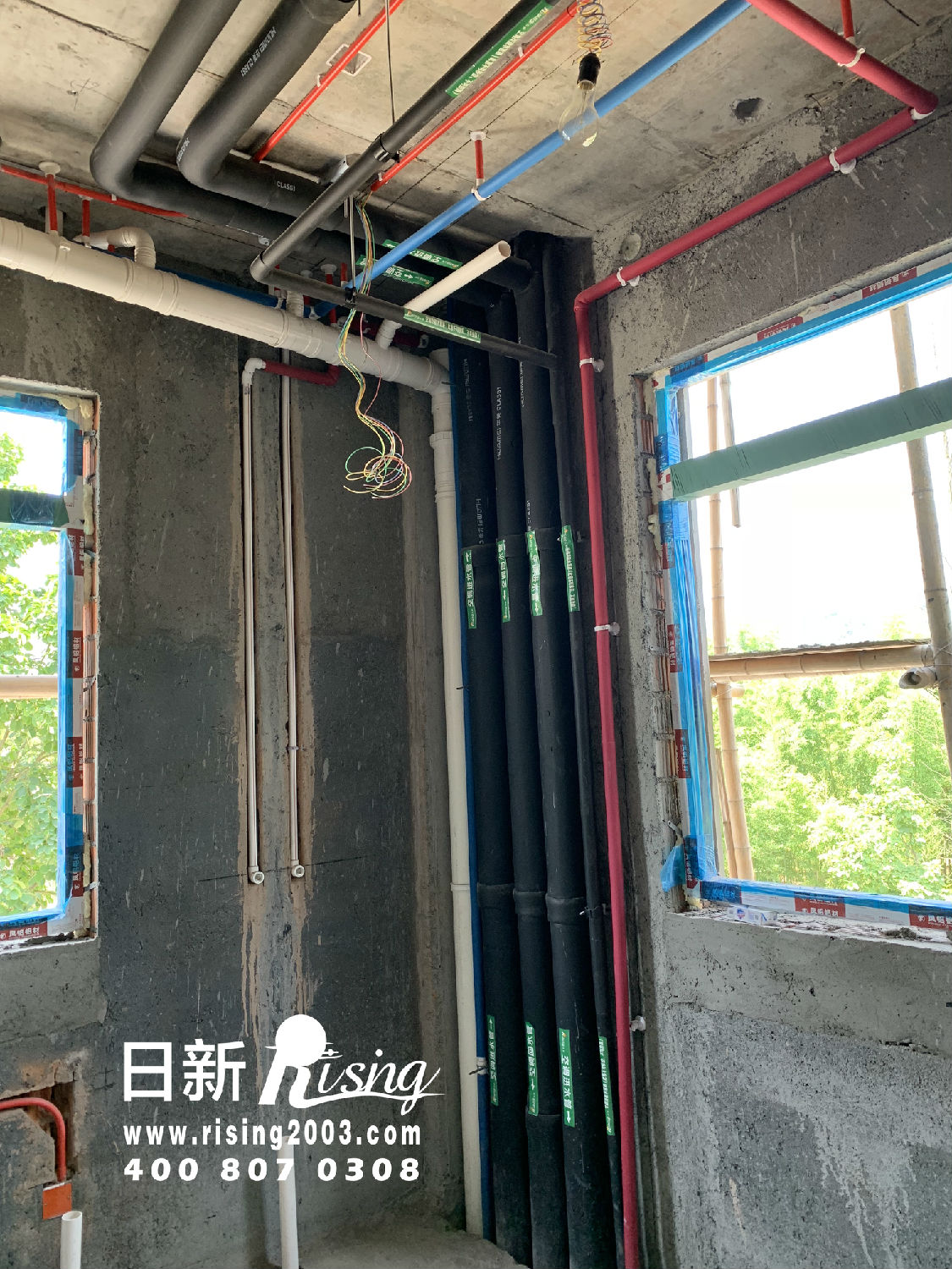 地源熱泵系統(tǒng)：安吉自建別墅項(xiàng)目空調(diào)階段