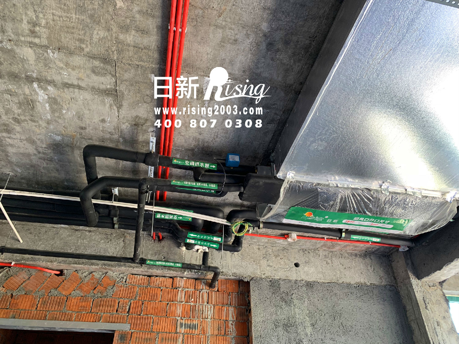 地源熱泵系統(tǒng)：安吉自建別墅項(xiàng)目空調(diào)階段
