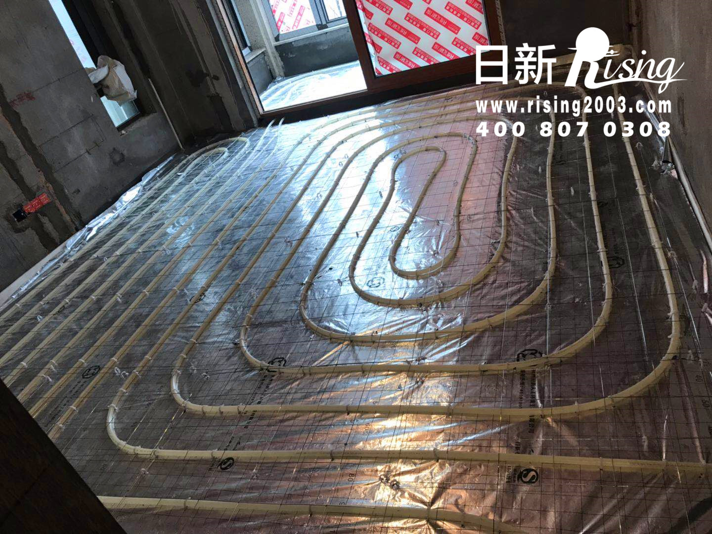 風冷熱泵系統(tǒng)：柯橋元壟龍灣府62-#項目地暖階段