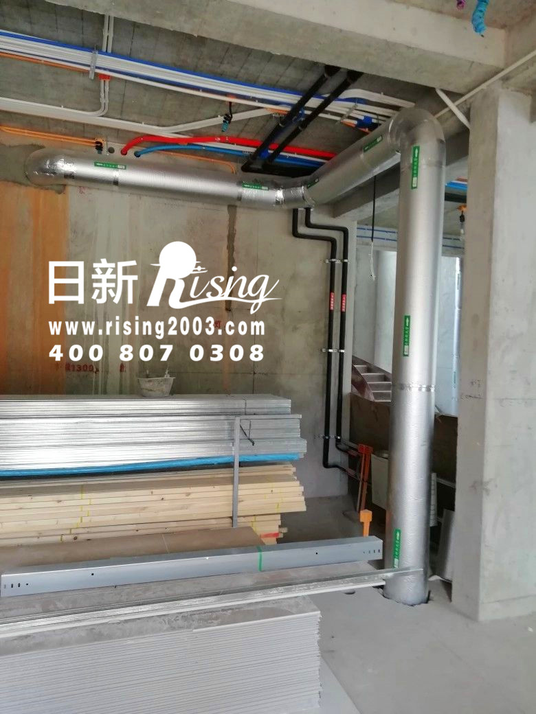 地源熱泵系統(tǒng)：云棲蝶谷鳳碟苑項(xiàng)目施工現(xiàn)場