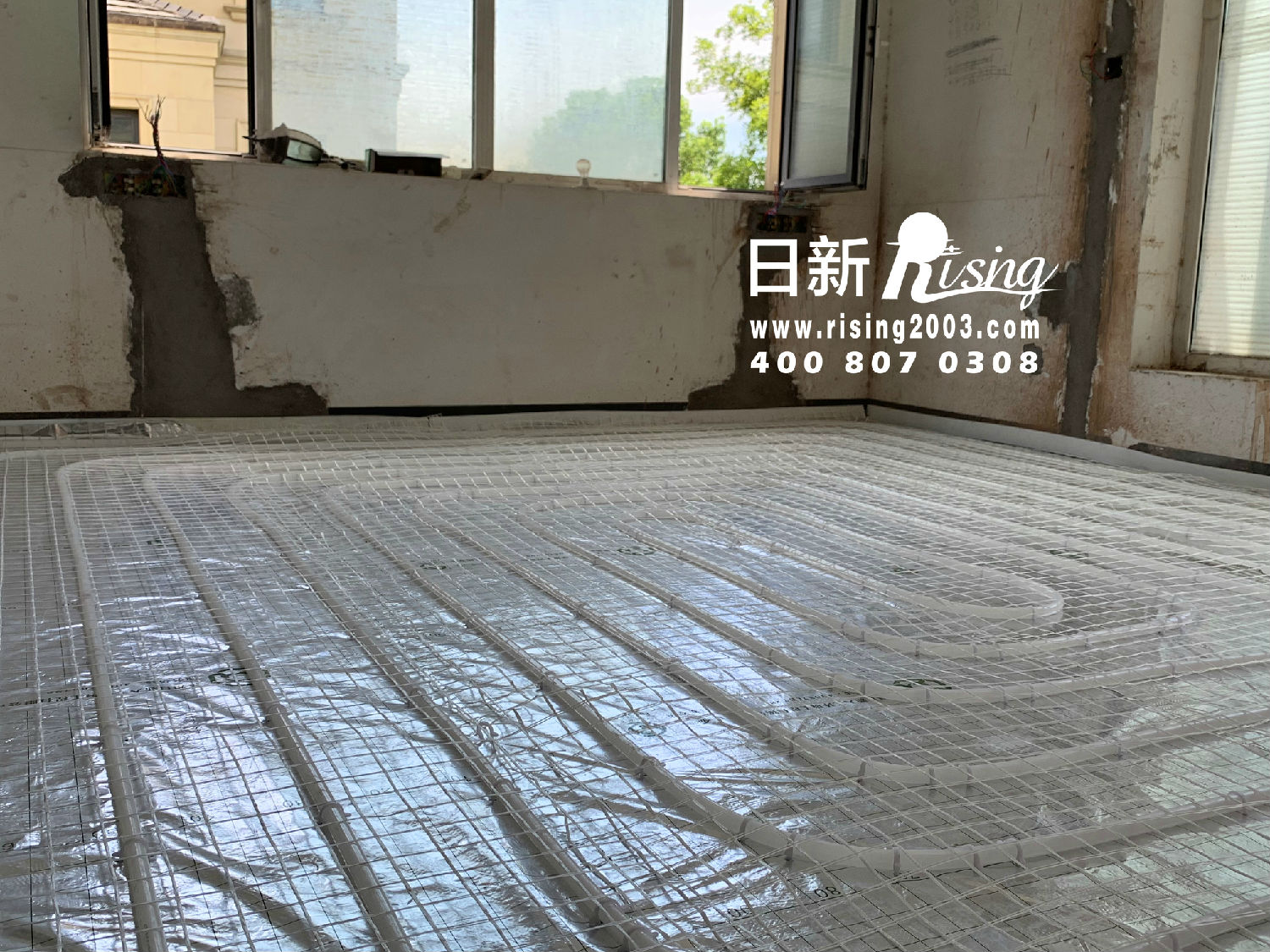 地源熱泵系統(tǒng)：百家樂(lè)西園別墅項(xiàng)目地暖階段