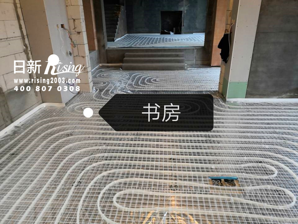 氟系統(tǒng)空調(diào)集成項目：九龍山莊吟麓苑4#項目地暖階段