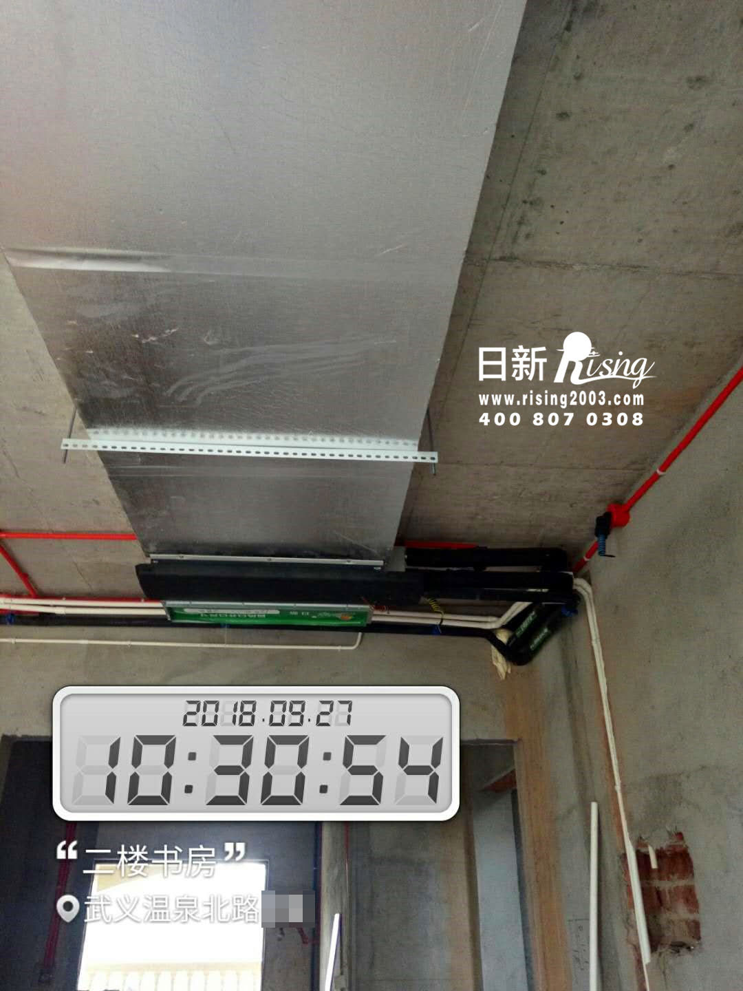 風(fēng)冷熱泵系統(tǒng)：武義溫泉北路別墅項目空調(diào)階段
