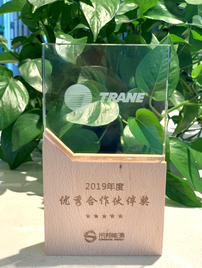 2019年日新環(huán)境榮獲特靈空調(diào)頒發(fā)“優(yōu)秀合作伙伴獎(jiǎng)”