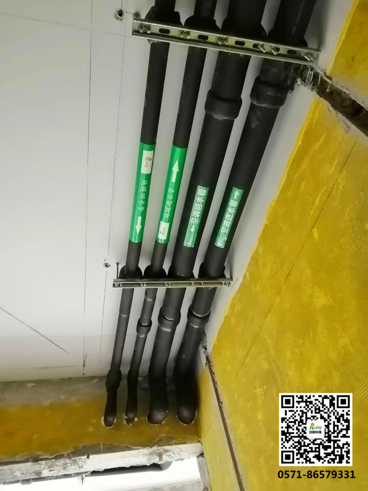 玉環(huán)吾悅廣場風(fēng)冷熱泵系統(tǒng)空調(diào)階段