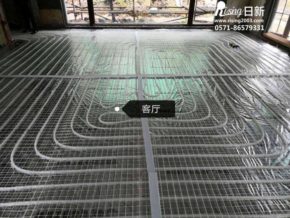 海寧百合新城工程項目案例地暖階段【日新環(huán)境】