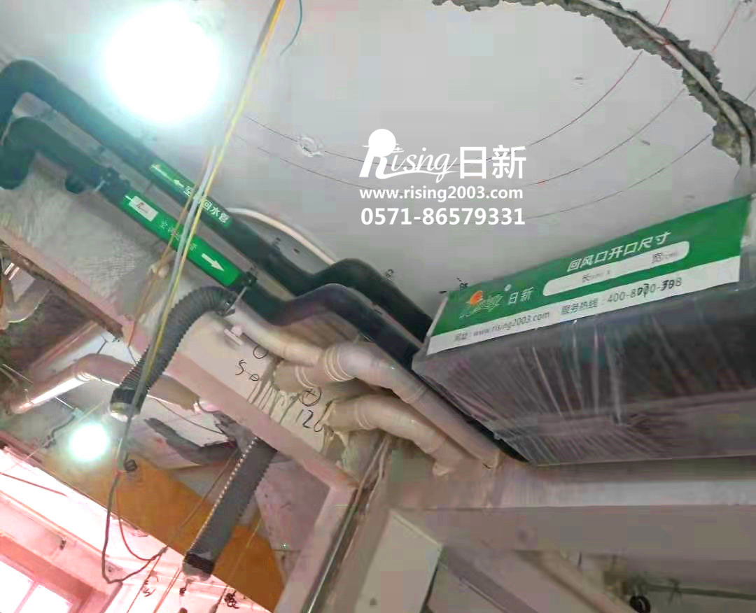 湘湖人家湘濱苑風(fēng)冷熱泵系統(tǒng)項(xiàng)目空調(diào)階段【日新環(huán)境】
