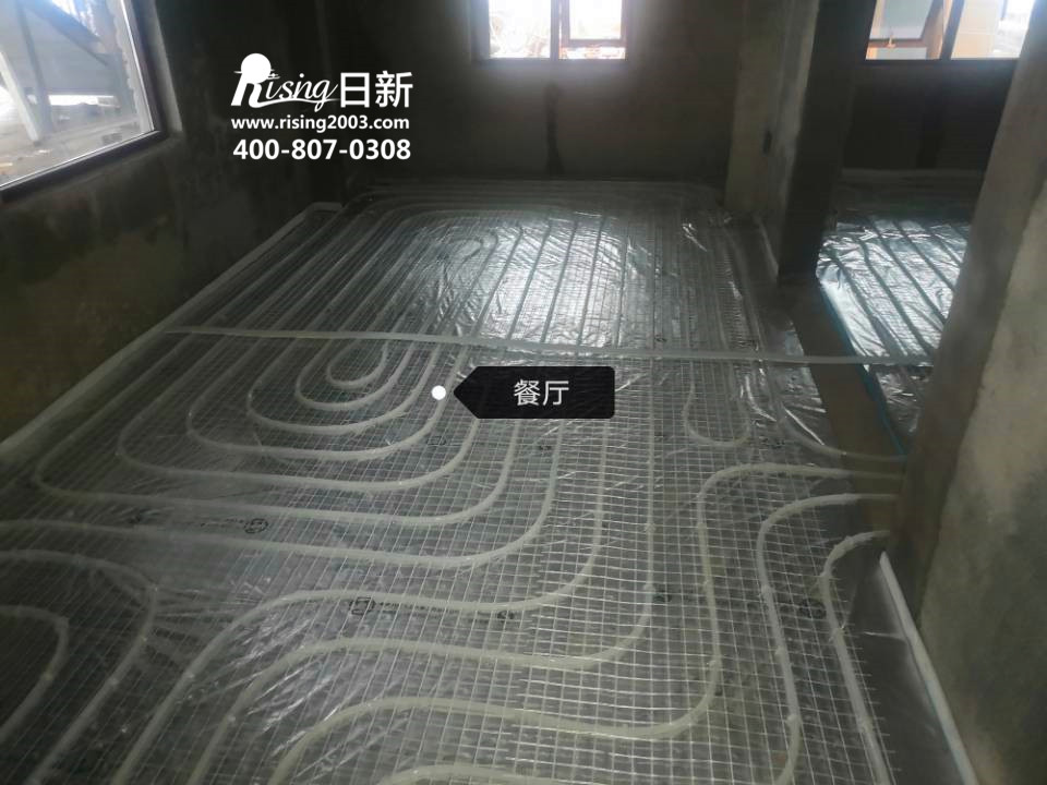 安吉民宿風(fēng)冷熱泵系統(tǒng)項(xiàng)目地暖階段【日新環(huán)境】