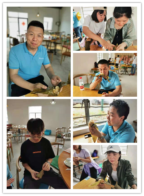 2021年日新環(huán)境端午節(jié)，包粽子、吃粽子、送粽子