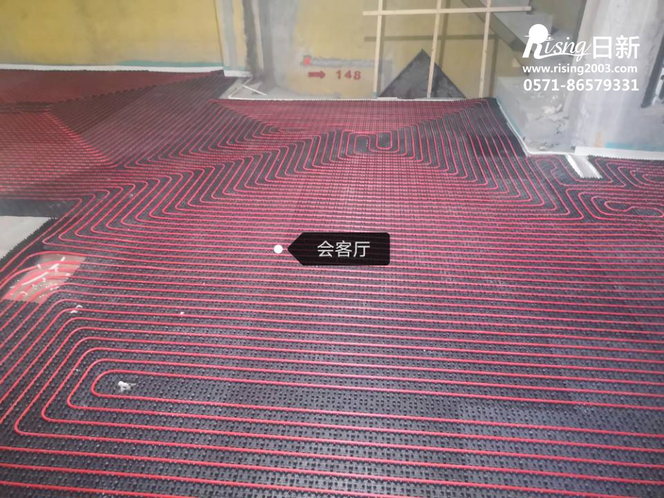 嘉悅府別墅地暖施工現(xiàn)場【日新環(huán)境】