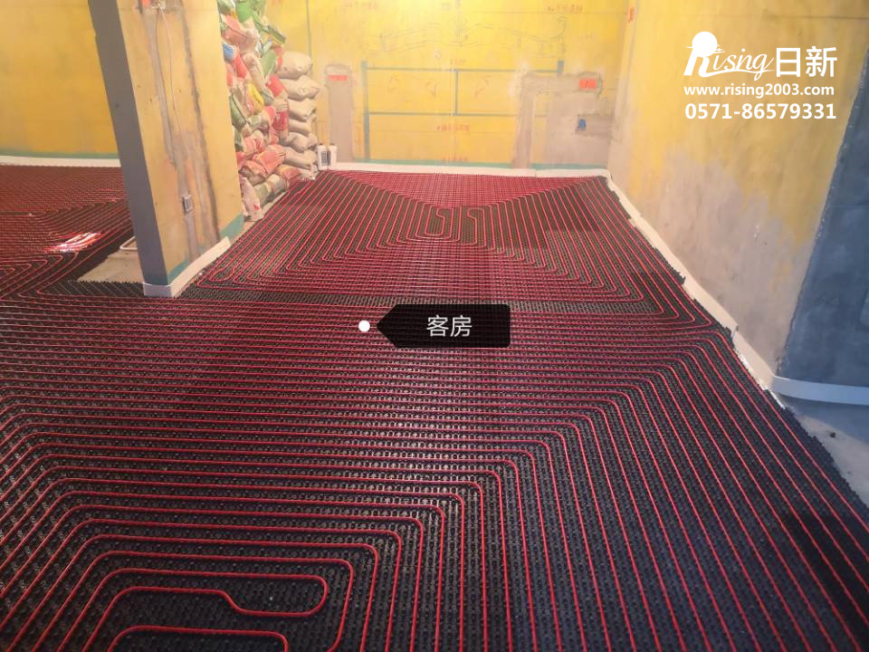 嘉悅府別墅地暖施工現(xiàn)場【日新環(huán)境】