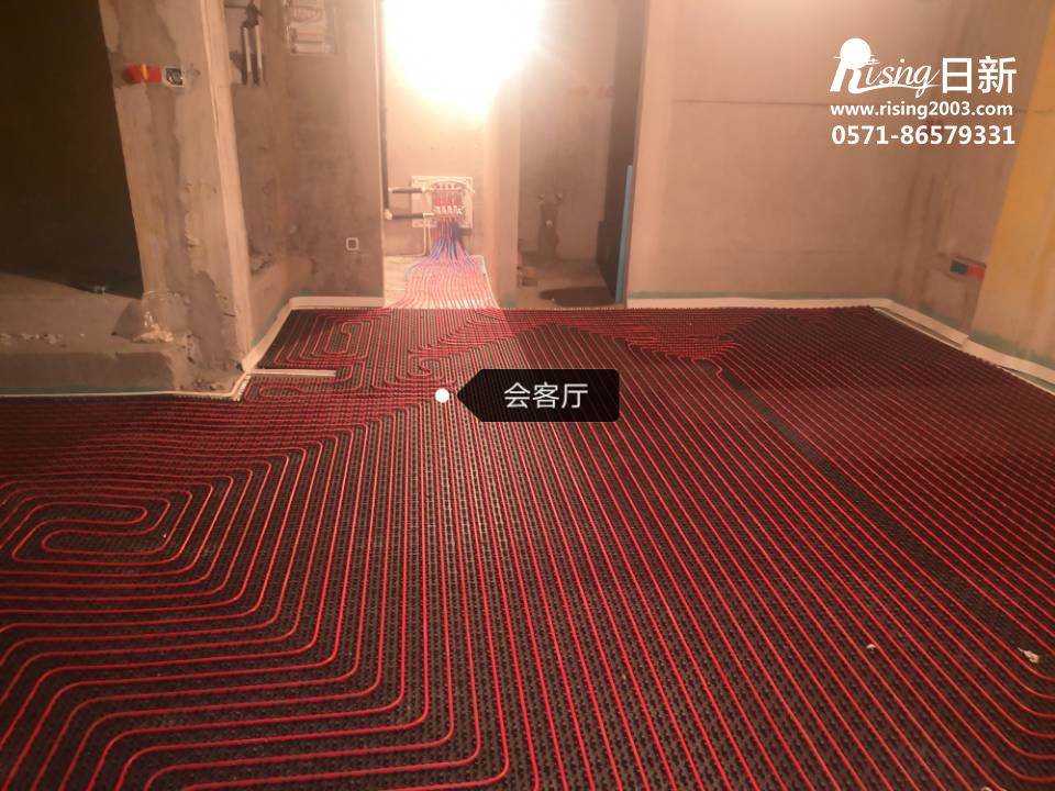 嘉悅府別墅地暖施工現(xiàn)場【日新環(huán)境】