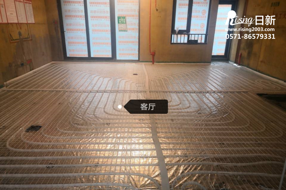 嘉悅府別墅地暖施工現(xiàn)場【日新環(huán)境】
