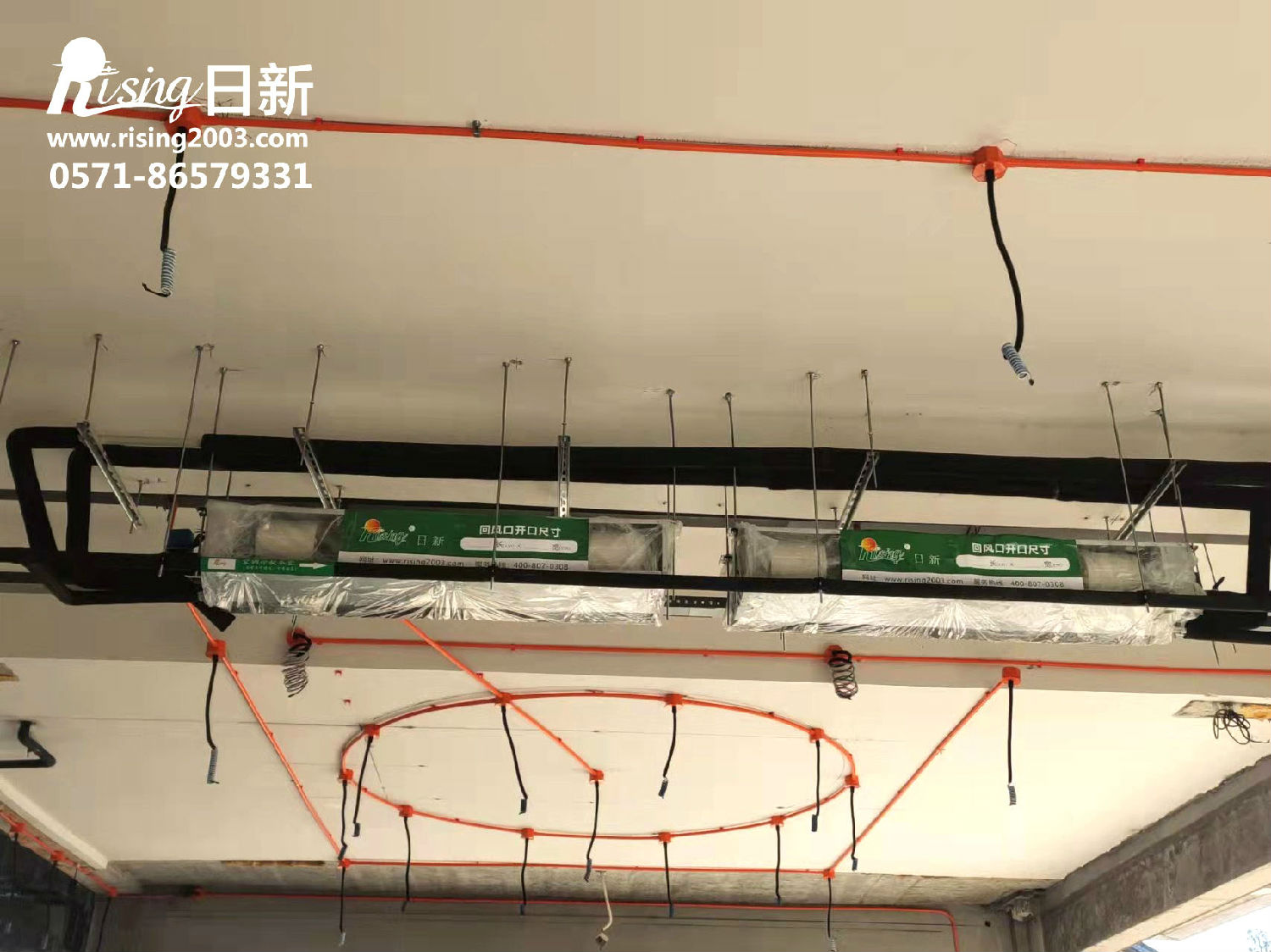 紹興品臻園別墅地源熱泵項目空調(diào)階段【日新環(huán)境】