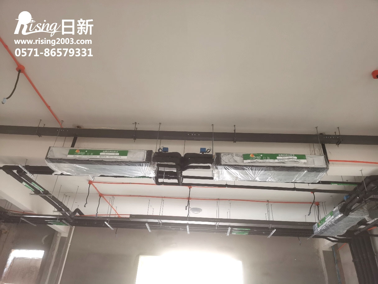 紹興品臻園別墅地源熱泵項目空調(diào)階段【日新環(huán)境】
