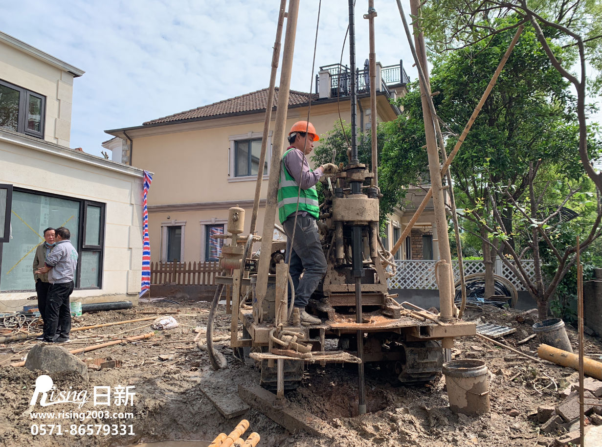 別墅地源熱泵系統(tǒng)安裝周期要多久？【日新環(huán)境】