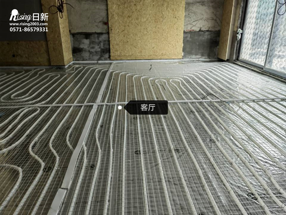 陽明谷別墅風(fēng)冷熱泵系統(tǒng)項(xiàng)目地暖階段【日新環(huán)境】