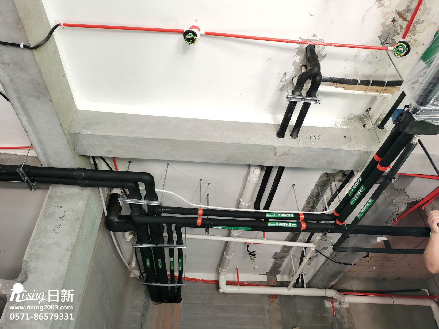 九龍山莊翠岺苑別墅地源熱泵空調(diào)階段