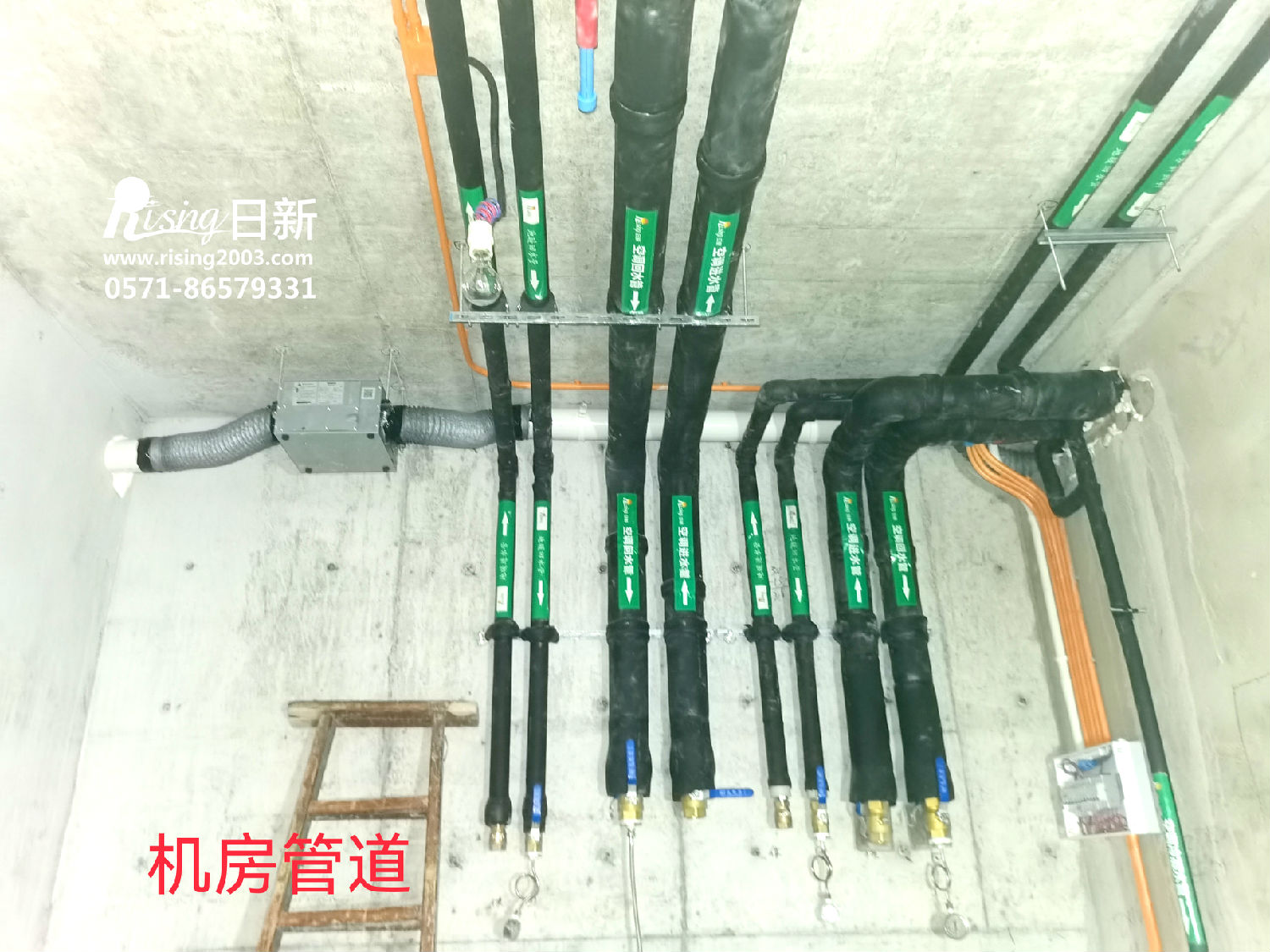 臺(tái)州三門自建別墅地源熱泵項(xiàng)目空調(diào)階段【日新環(huán)境】