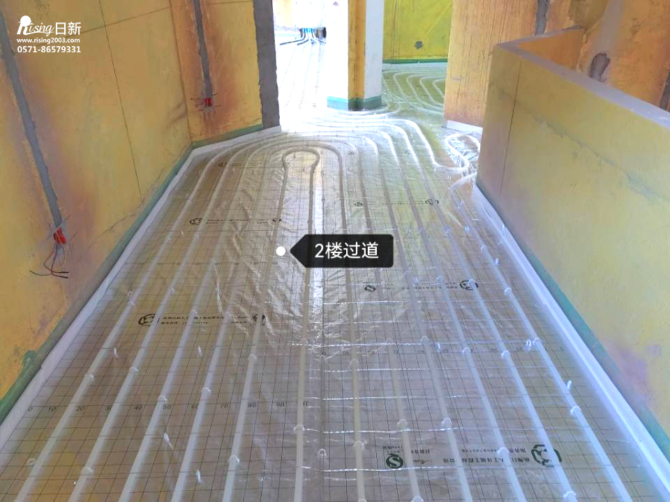 香格里拉風(fēng)冷熱泵系統(tǒng)項目地暖階段【日新環(huán)境】