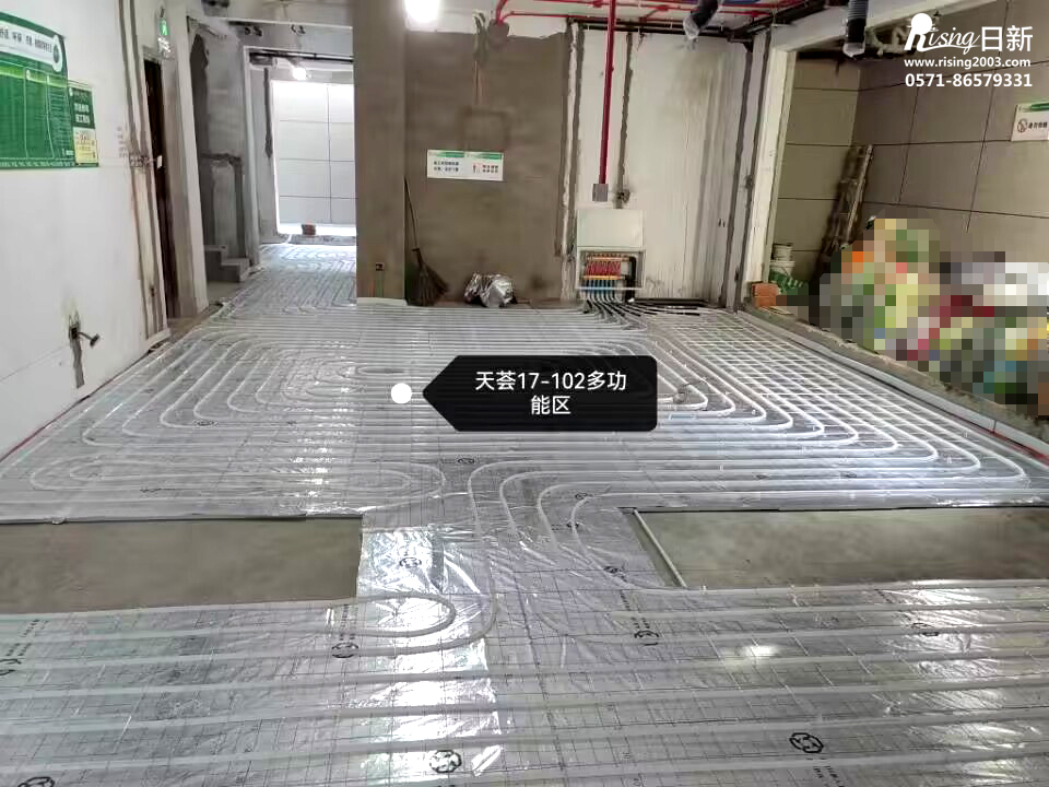 九龍倉天薈風(fēng)冷熱泵系統(tǒng)項(xiàng)目地暖階段【日新環(huán)境】