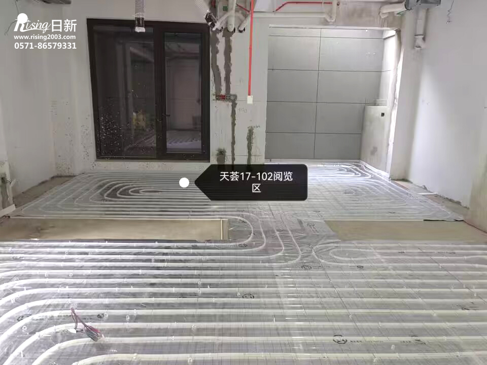 九龍倉天薈風(fēng)冷熱泵系統(tǒng)項(xiàng)目地暖階段【日新環(huán)境】