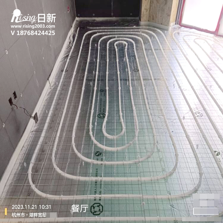 湖畔寬邸風(fēng)冷熱泵系統(tǒng)項(xiàng)目地暖階段【日新環(huán)境】