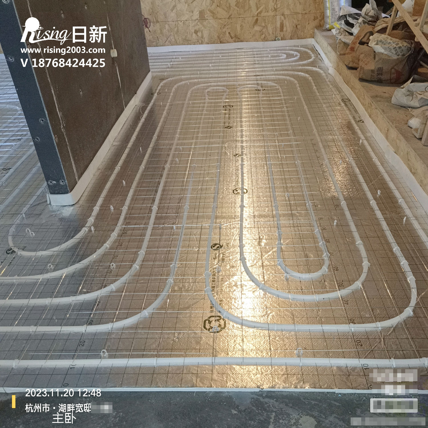 湖畔寬邸風(fēng)冷熱泵系統(tǒng)項(xiàng)目地暖階段【日新環(huán)境】