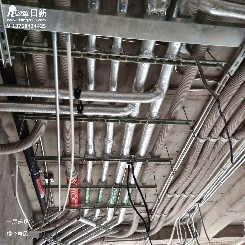 臨安桃李春風(fēng)別墅地源熱泵項(xiàng)目空調(diào)階段