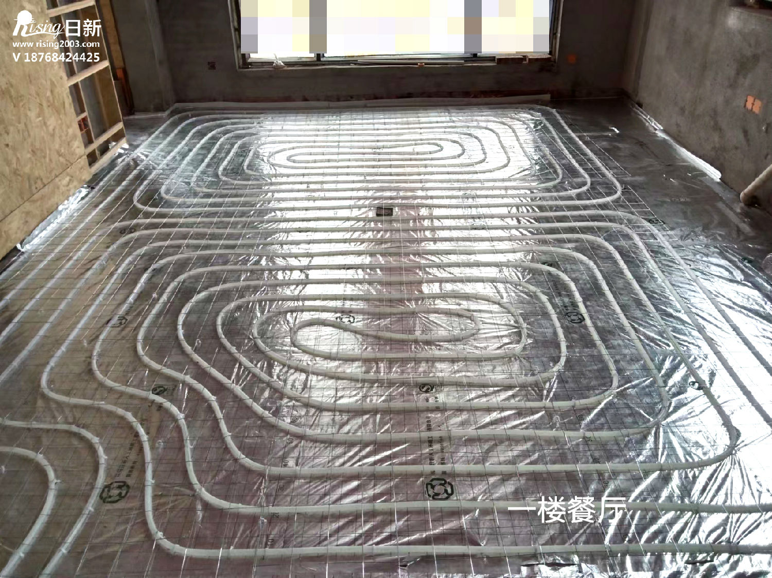 富陽自建房地源熱泵項(xiàng)目地暖階段