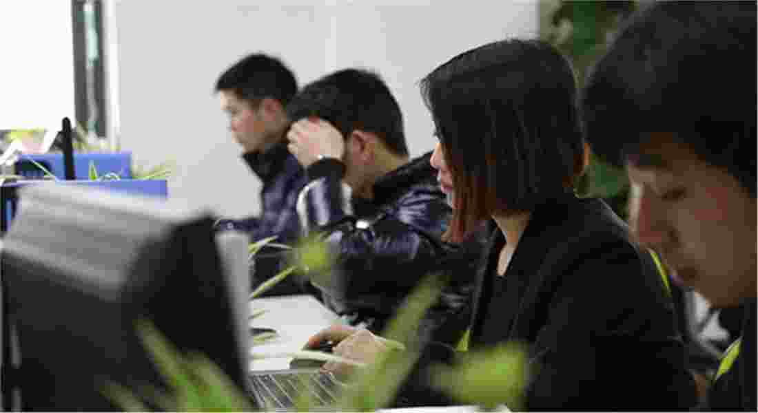 日新環(huán)境地源熱泵系統(tǒng)辦公室一角